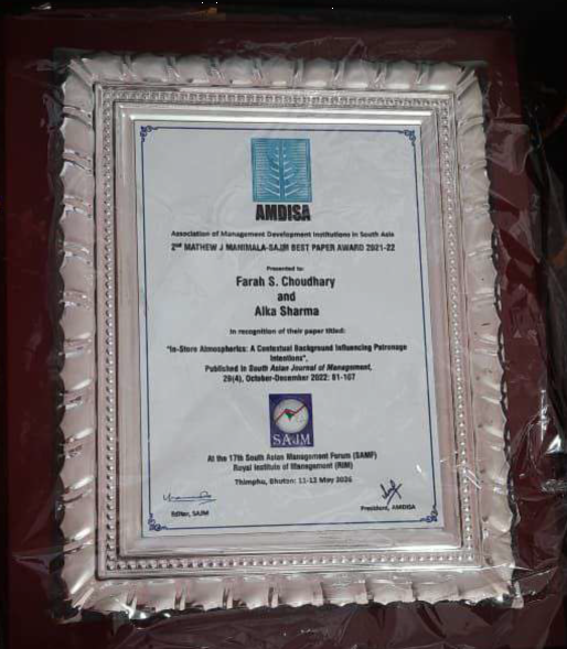2nd Award Citation Plaque